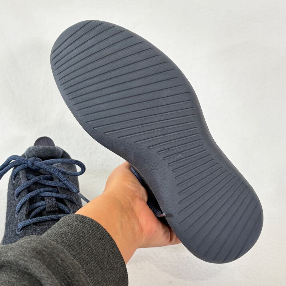 Allbirds Sneakers Womens 8 Navy Blue Wool Low Top Comfort Trainer Athletic Shoes - Picture 4 of 10